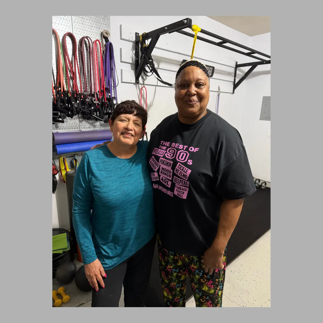 Women ages 60 plus gaining strength, balance, and energy at Freedom Body Fitness in Schertz, TX