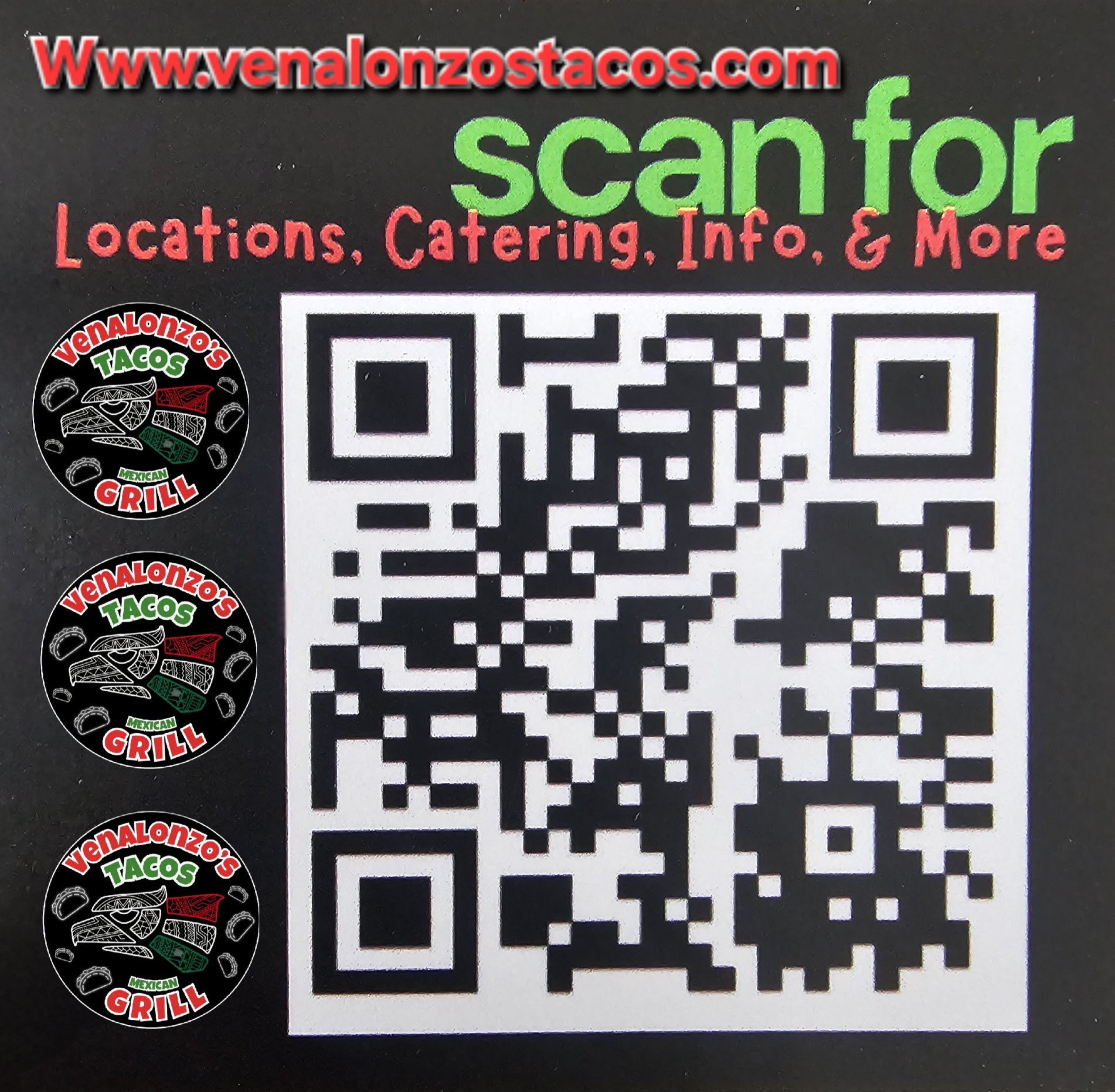 Venalonzos Tacos QR Code