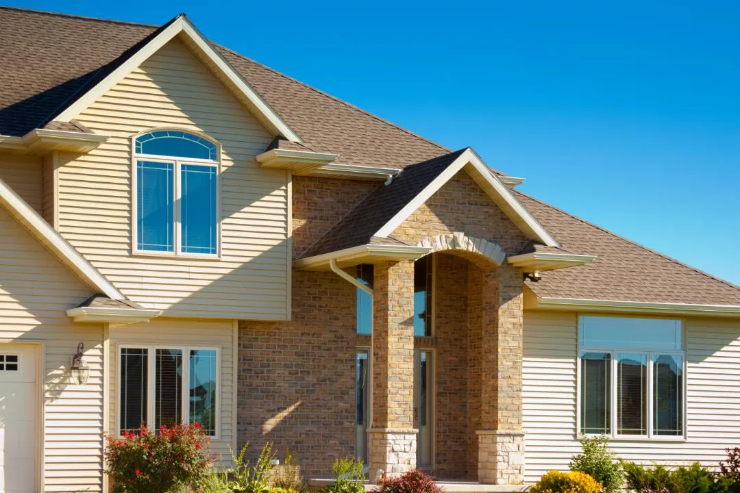 House with Hardie shaker siding