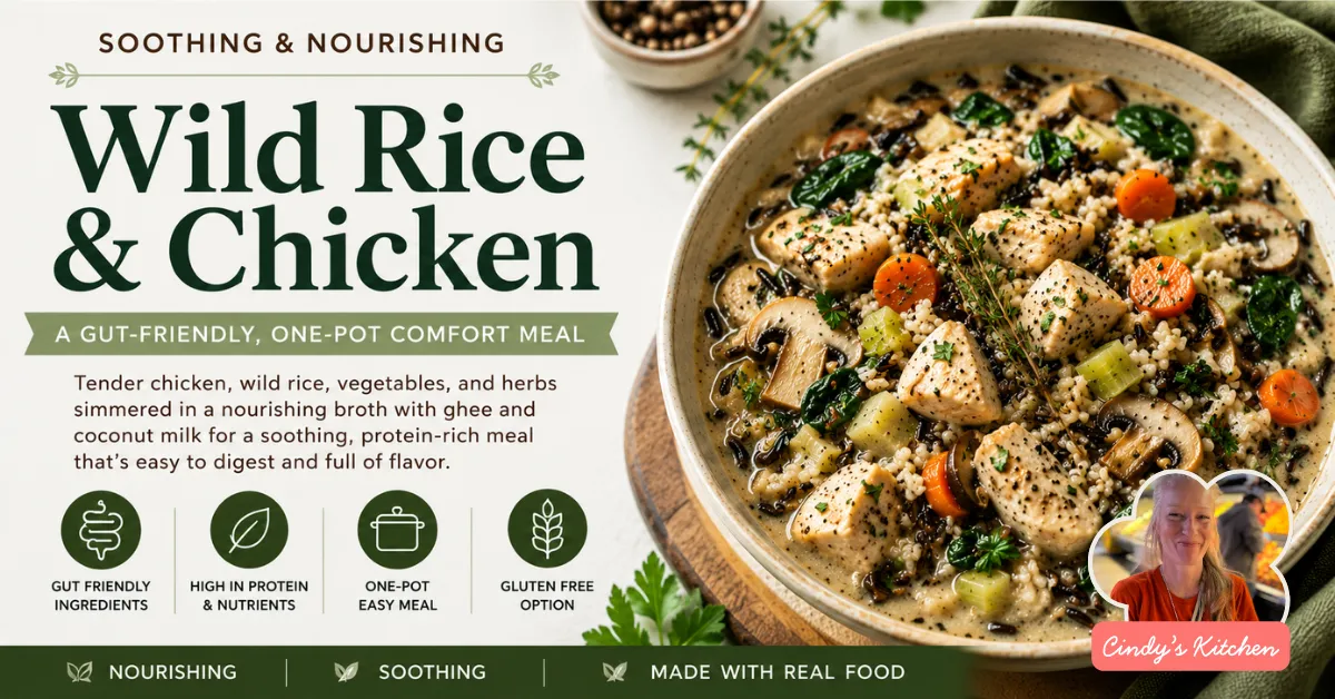 Soothing Wild Rice & Chicken: A Nutrient-Dense Comfort Meal for Gut Health