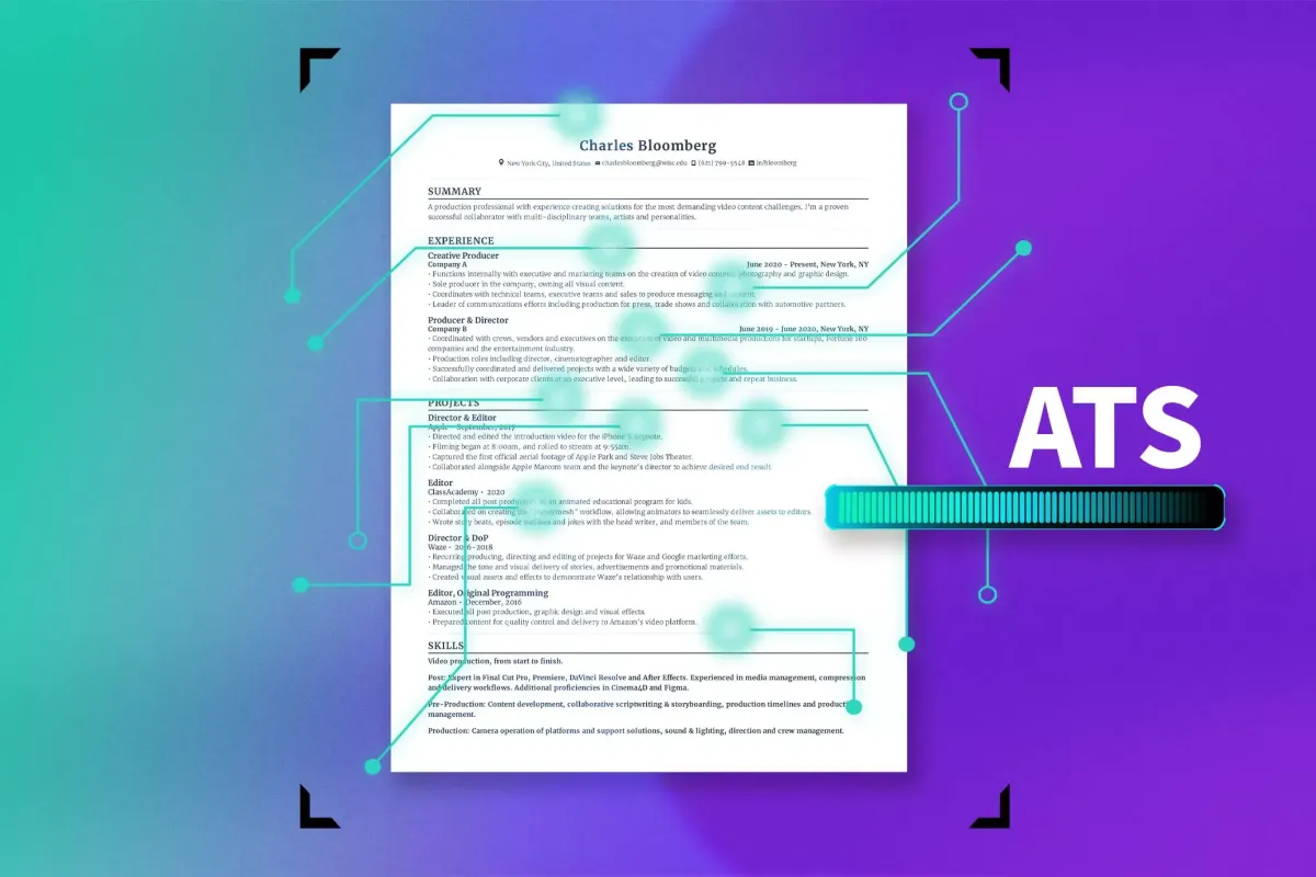 ats resume scanner donate to charity