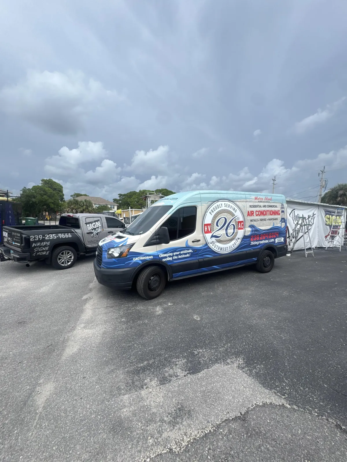 blue and white UNK neon light signage