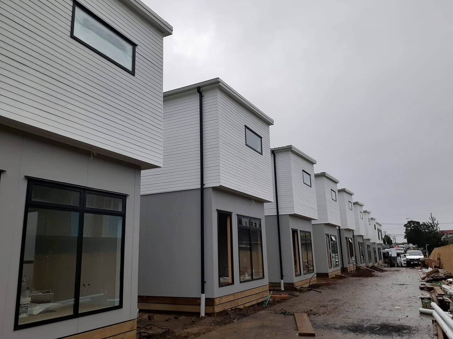 residential townhouse painting and plastering project Auckland