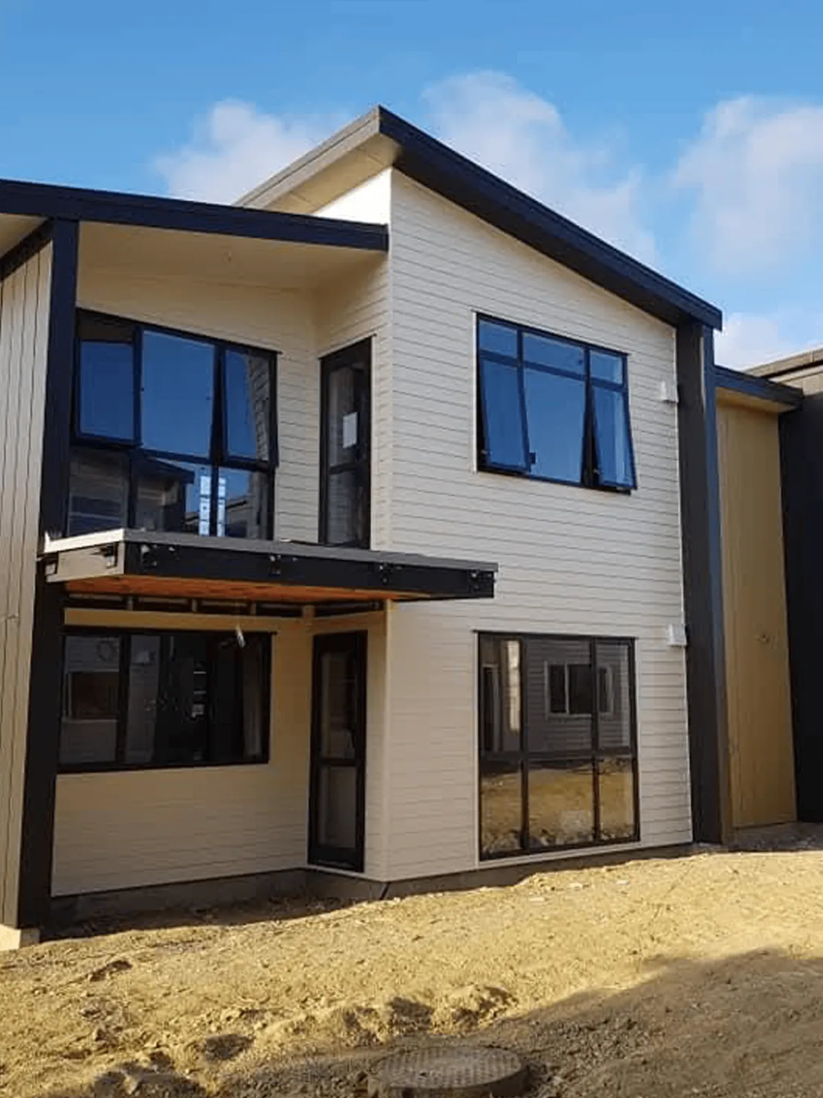 commercial building exterior painting Auckland project