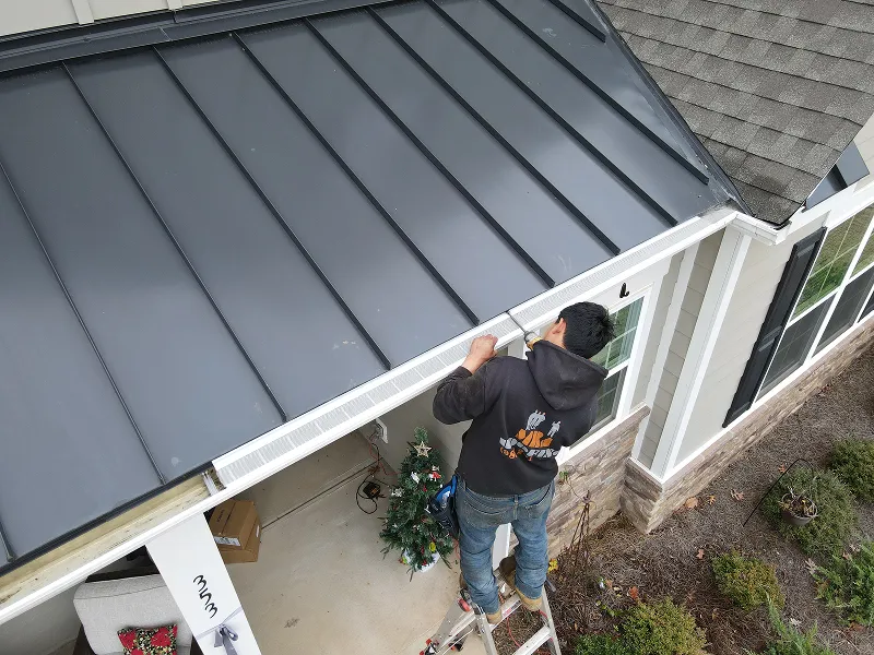 new roof installation