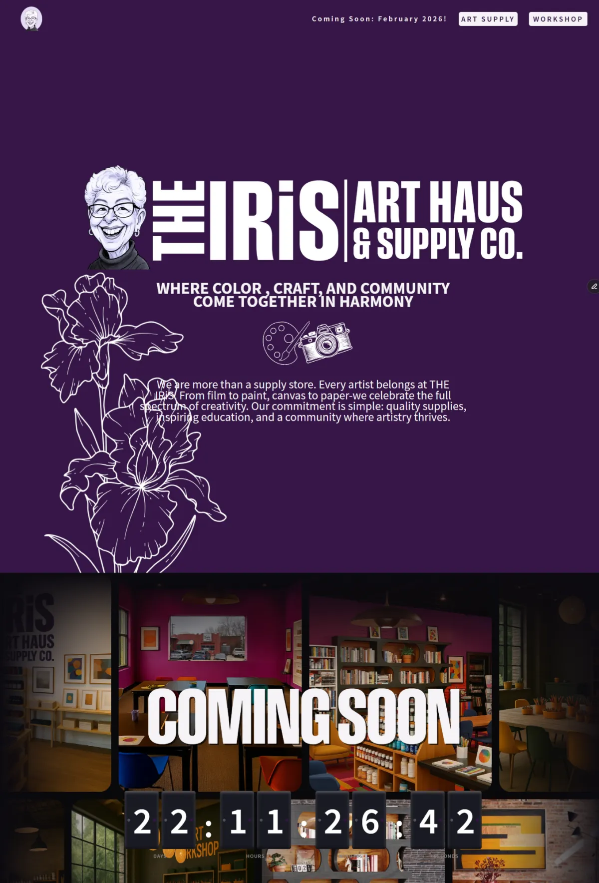 Web Design For Art Store