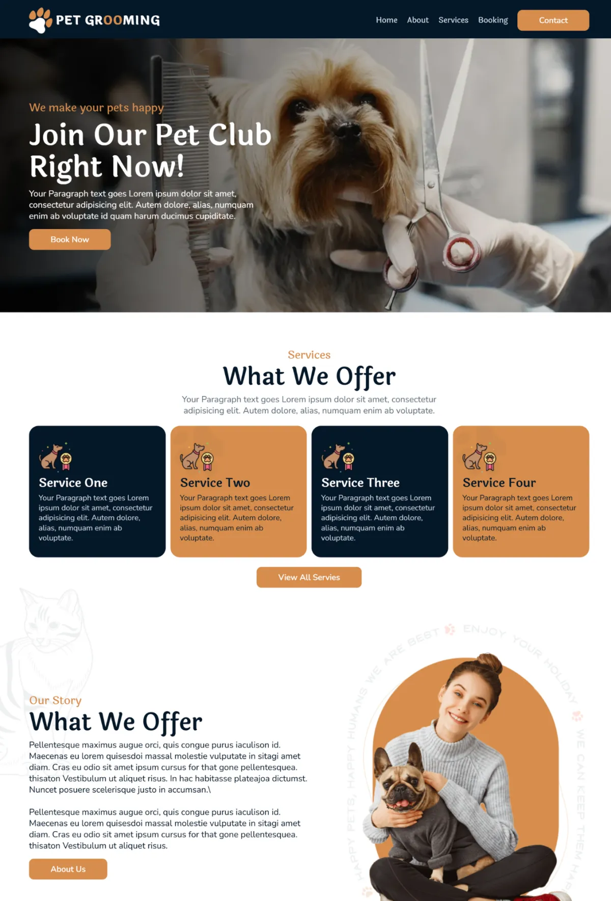 Web Design For dog groomers