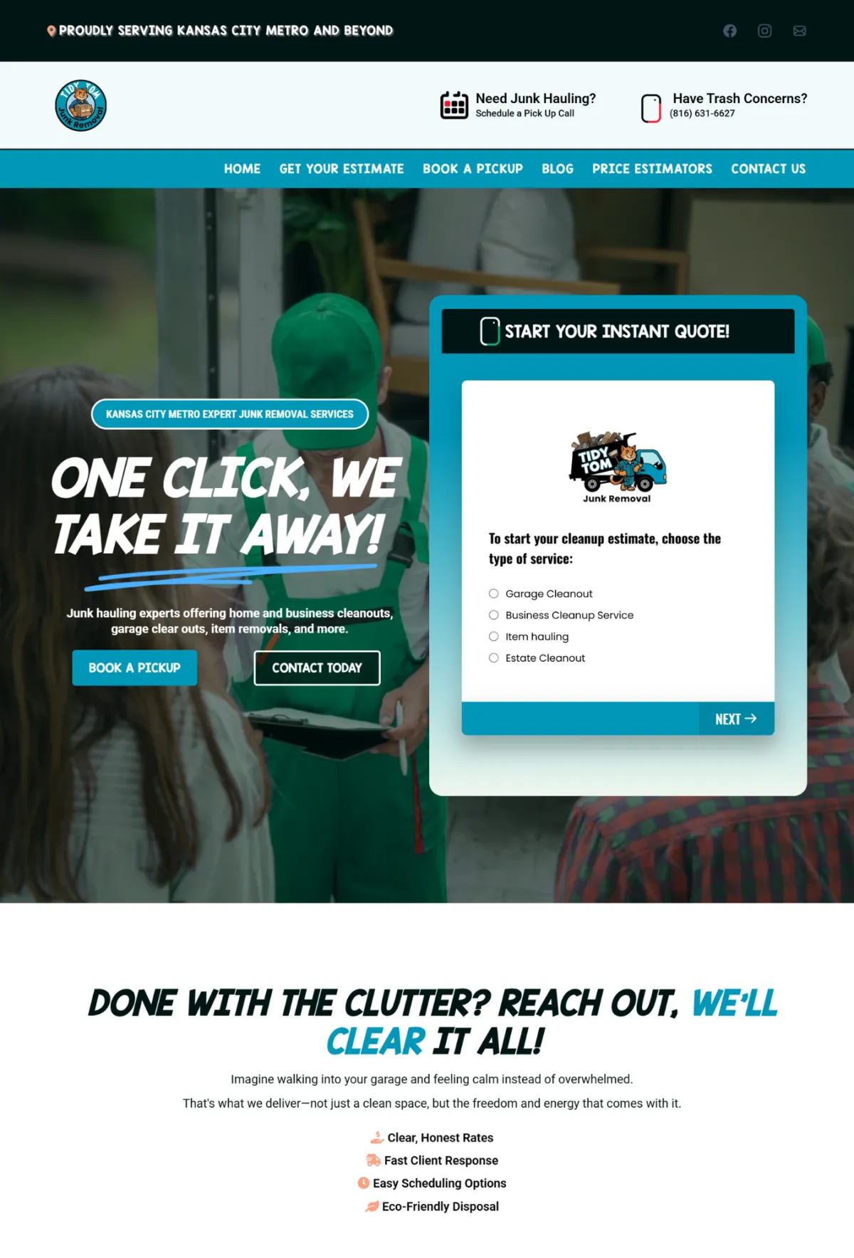 Web Design For Junk Removal Companies