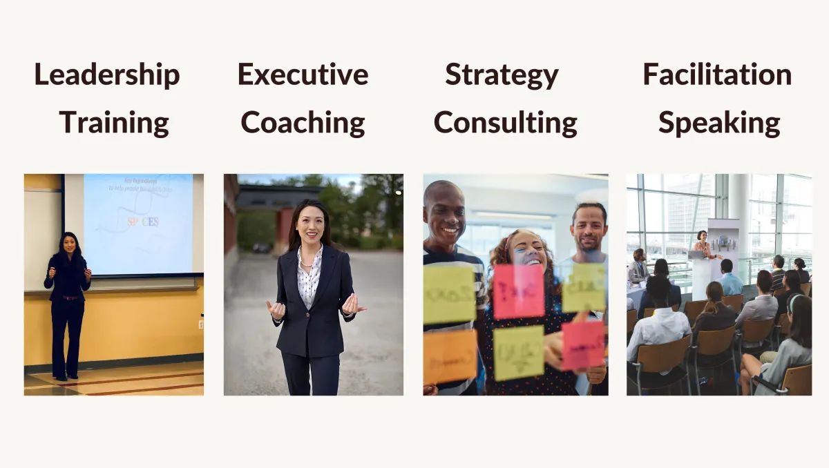 Leadership Training, Executive Coaching, Strategy Consulting, and Facilitation Speaking
