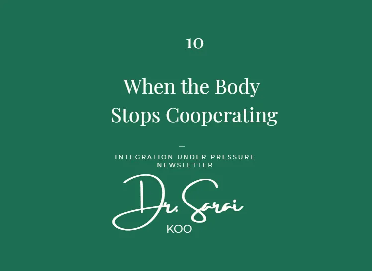 When the Body Stops Cooperating 