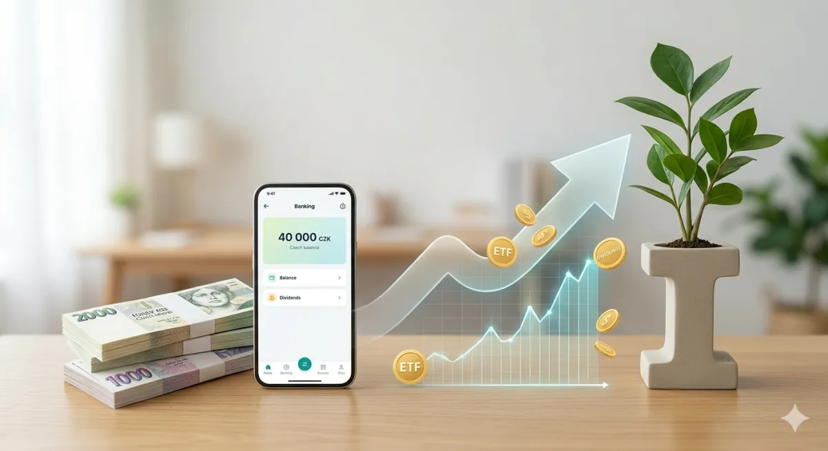 Jak začít investovat s příjmem 40 000 Kč měsíčně