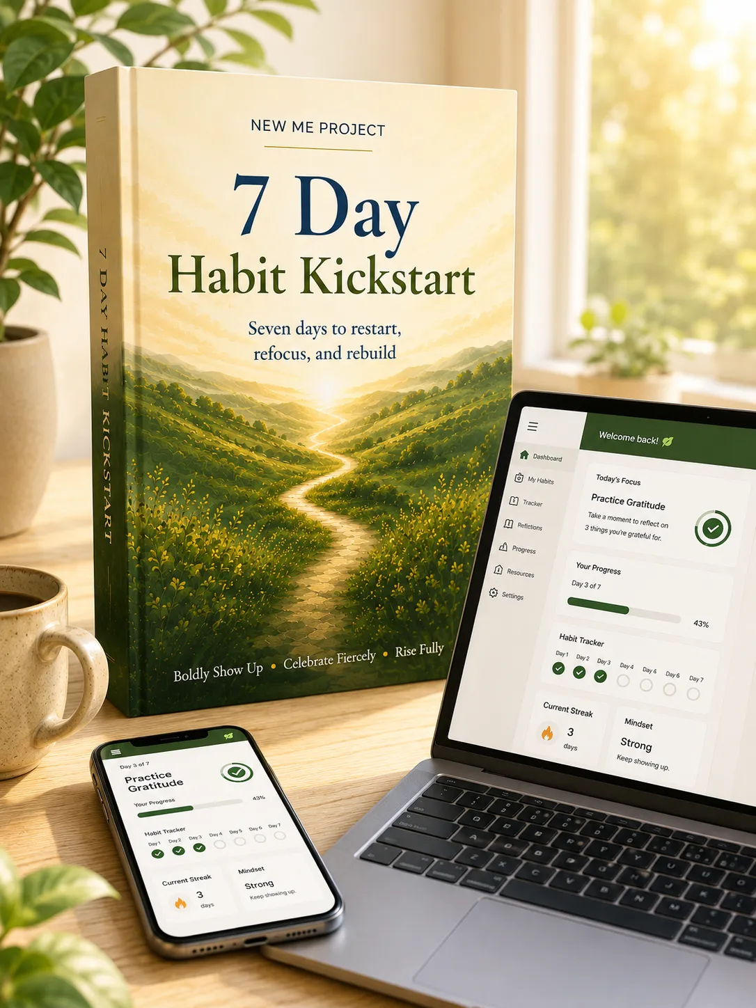 Free printable habit tracker journal