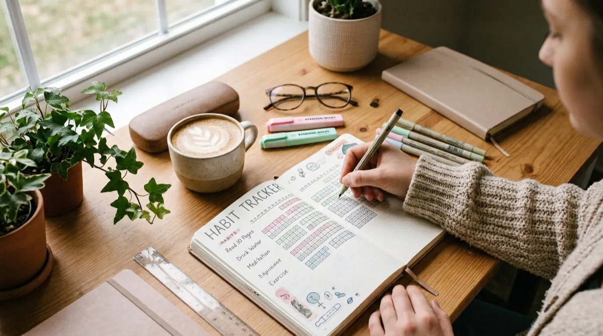 How to Use a Habit Tracker Journal: Beginner's Guide