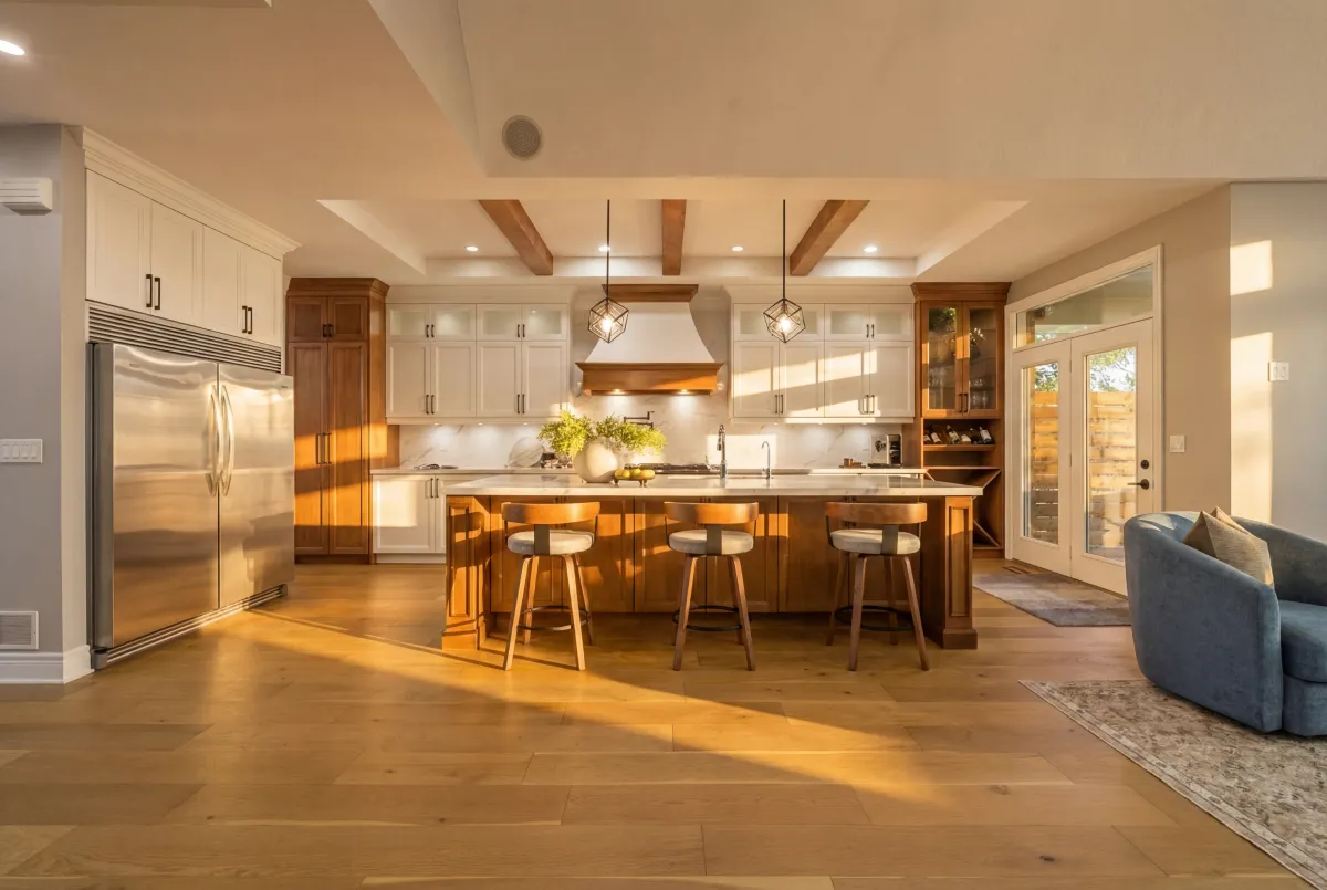 Bright, modern Niagara Falls home interior—real estate photography by local pros