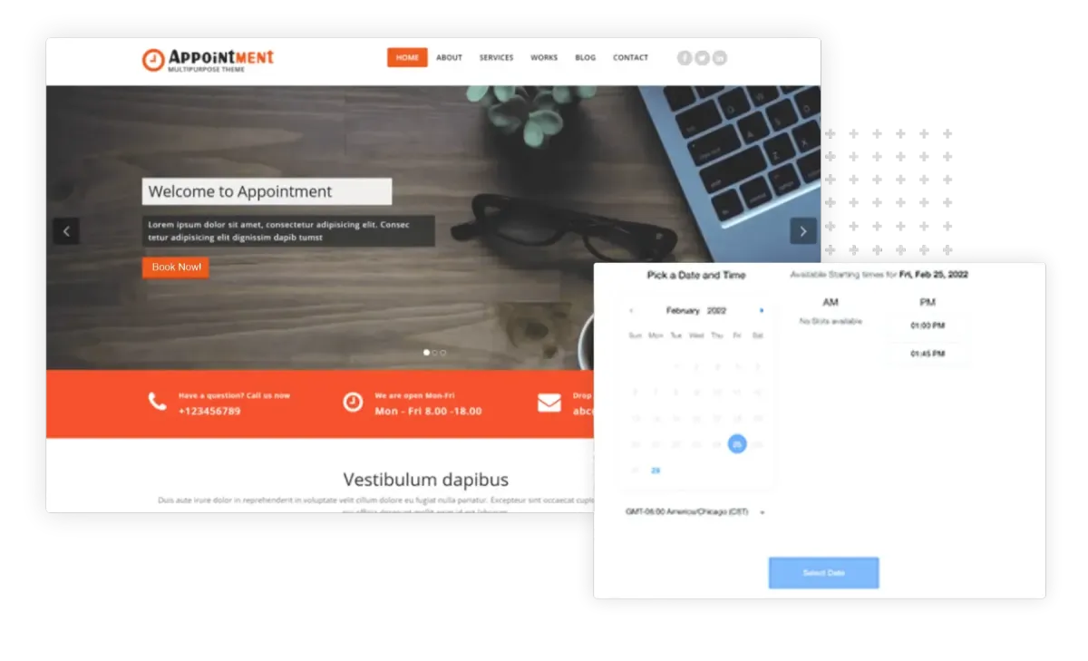 Medical Business Scheduling Calendars