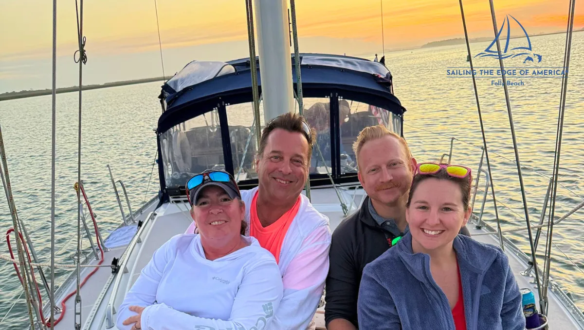 Sunset Sailing in Folly Beach SC | Private Charter Near Charleston