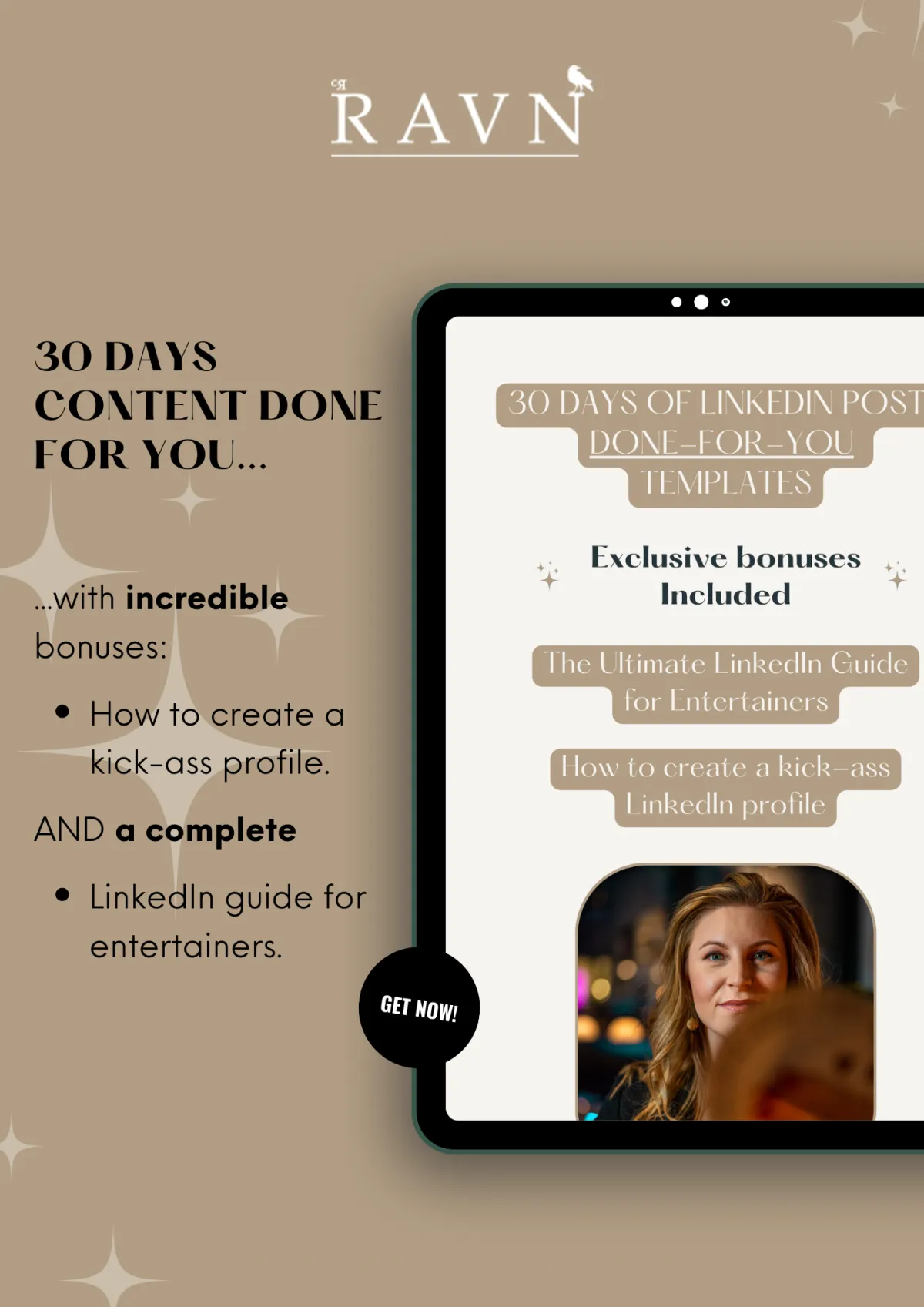 30 days done for you templates