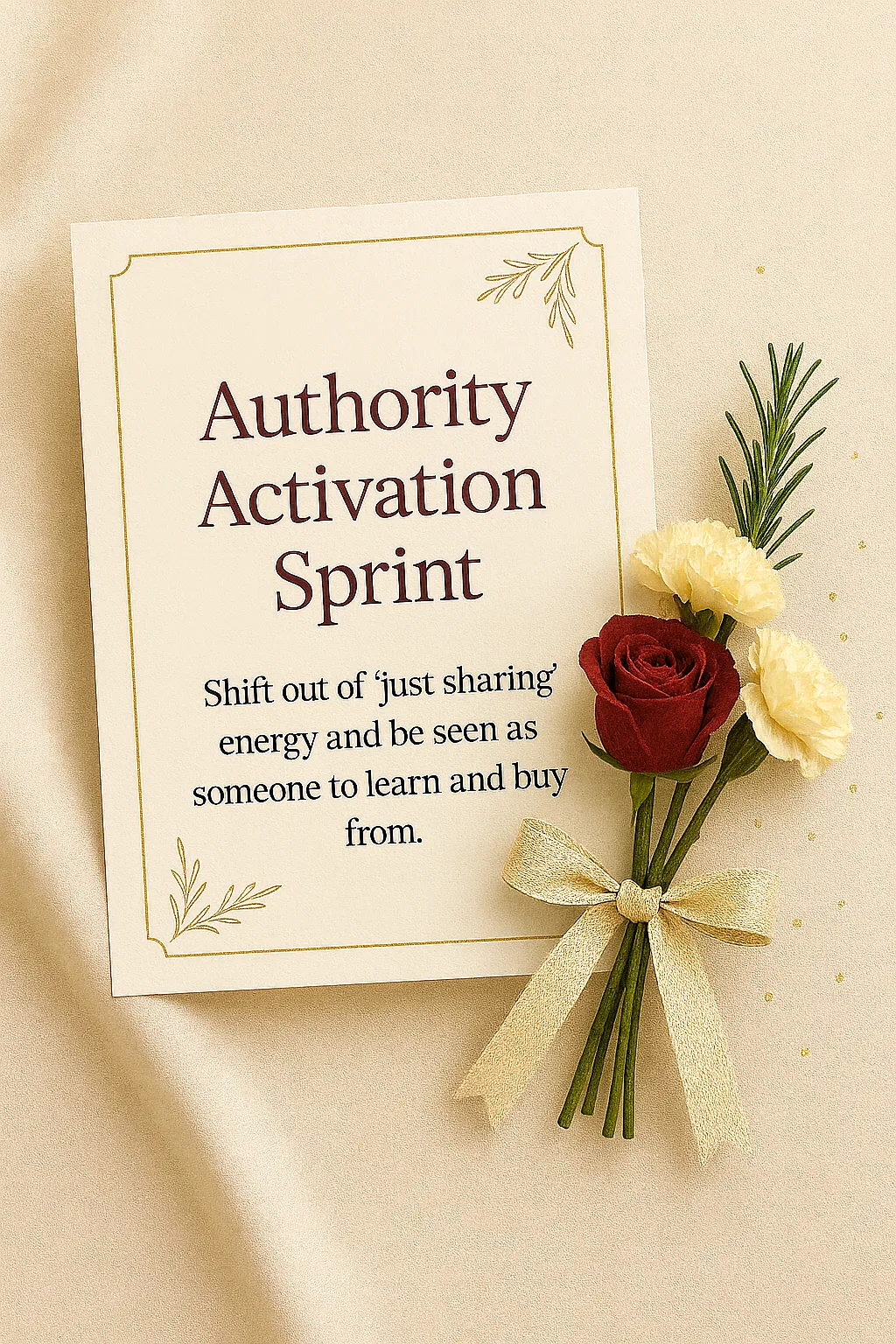 authority activation sprint flowers