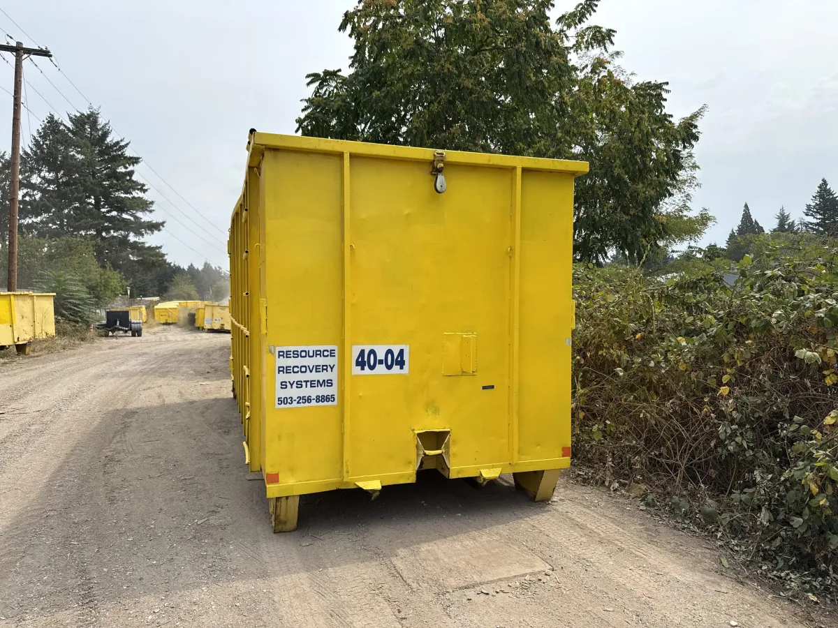 Commercial dumpster rental from RRS keeping Beaverton job site clean and compliant