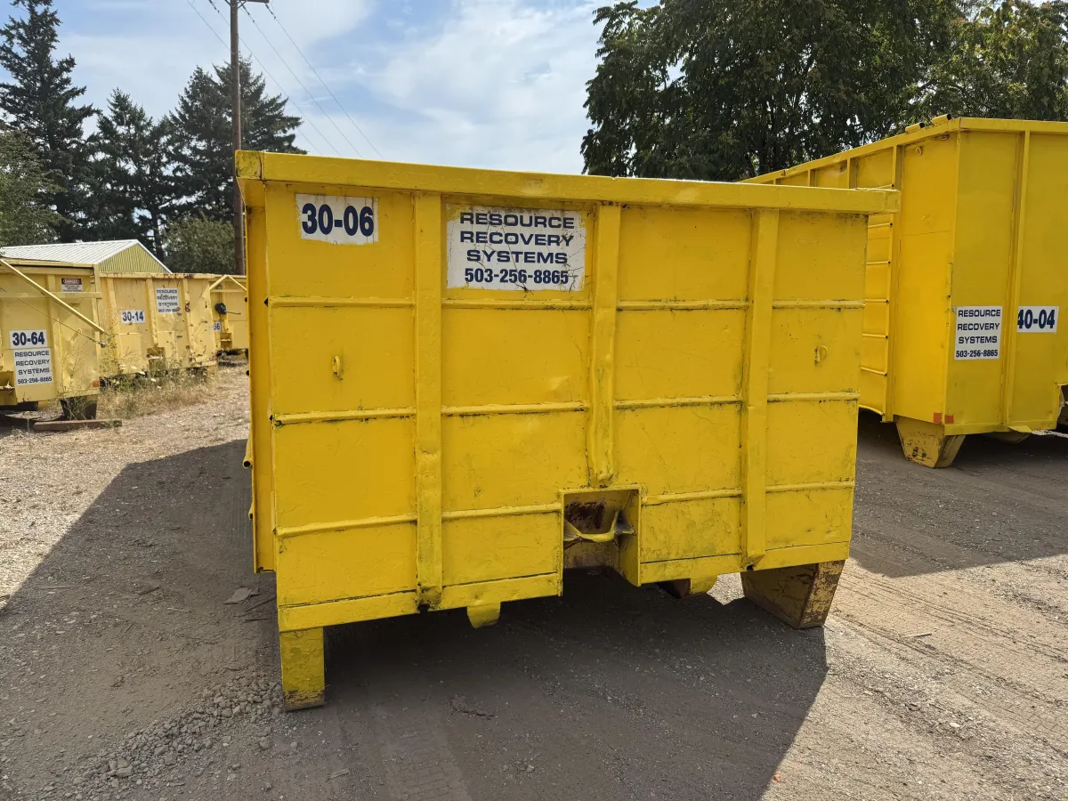 Portland recycling experts at RRS providing eco-friendly roll-off container service