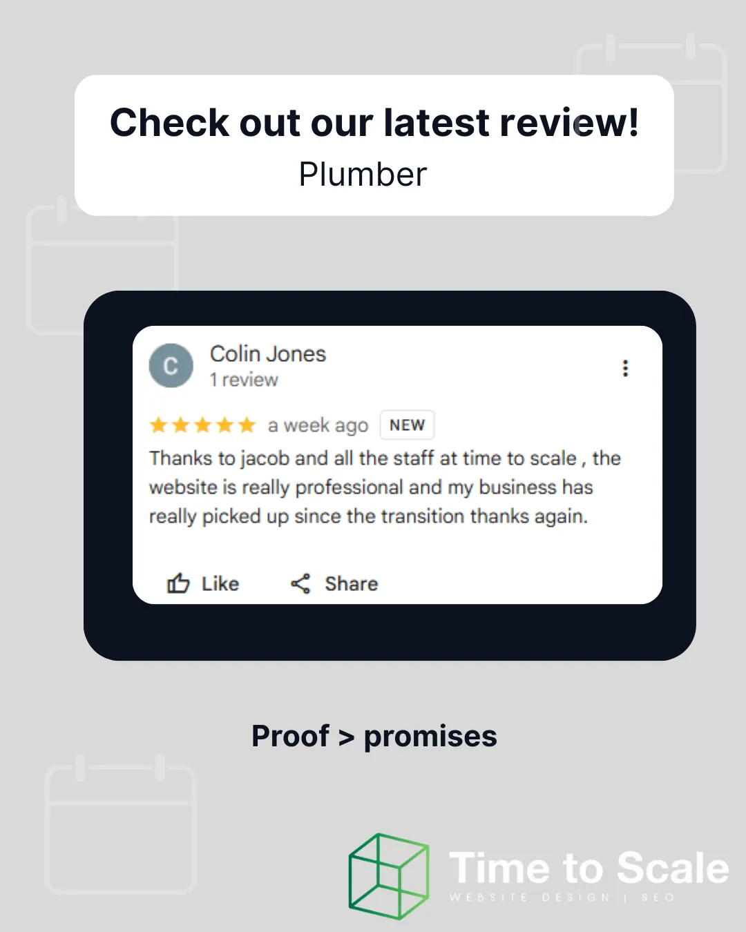 Review from plumber