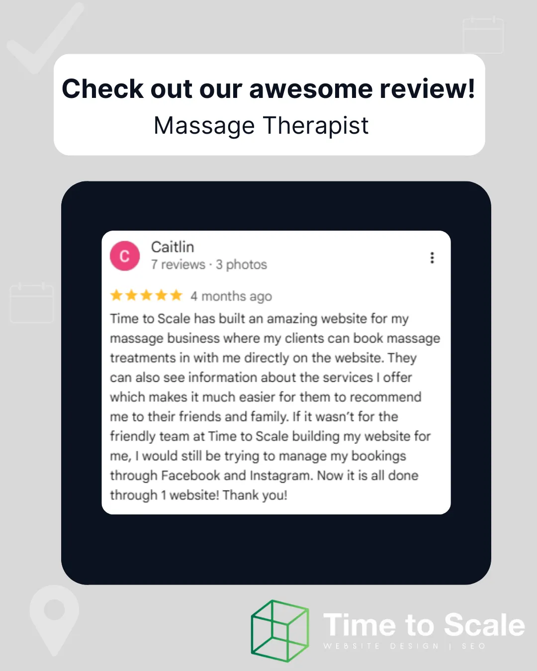 review from massage therapist