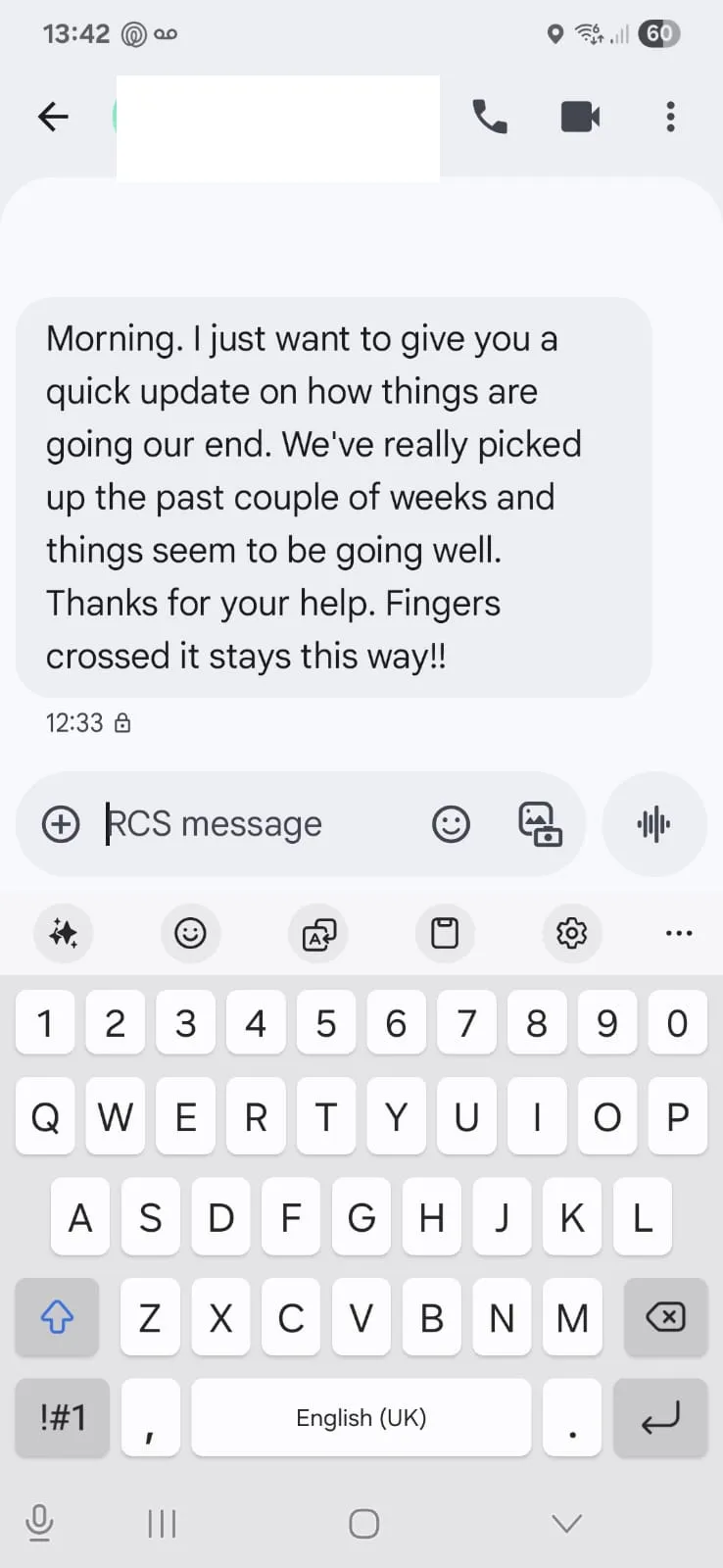 massage from gas engineer
