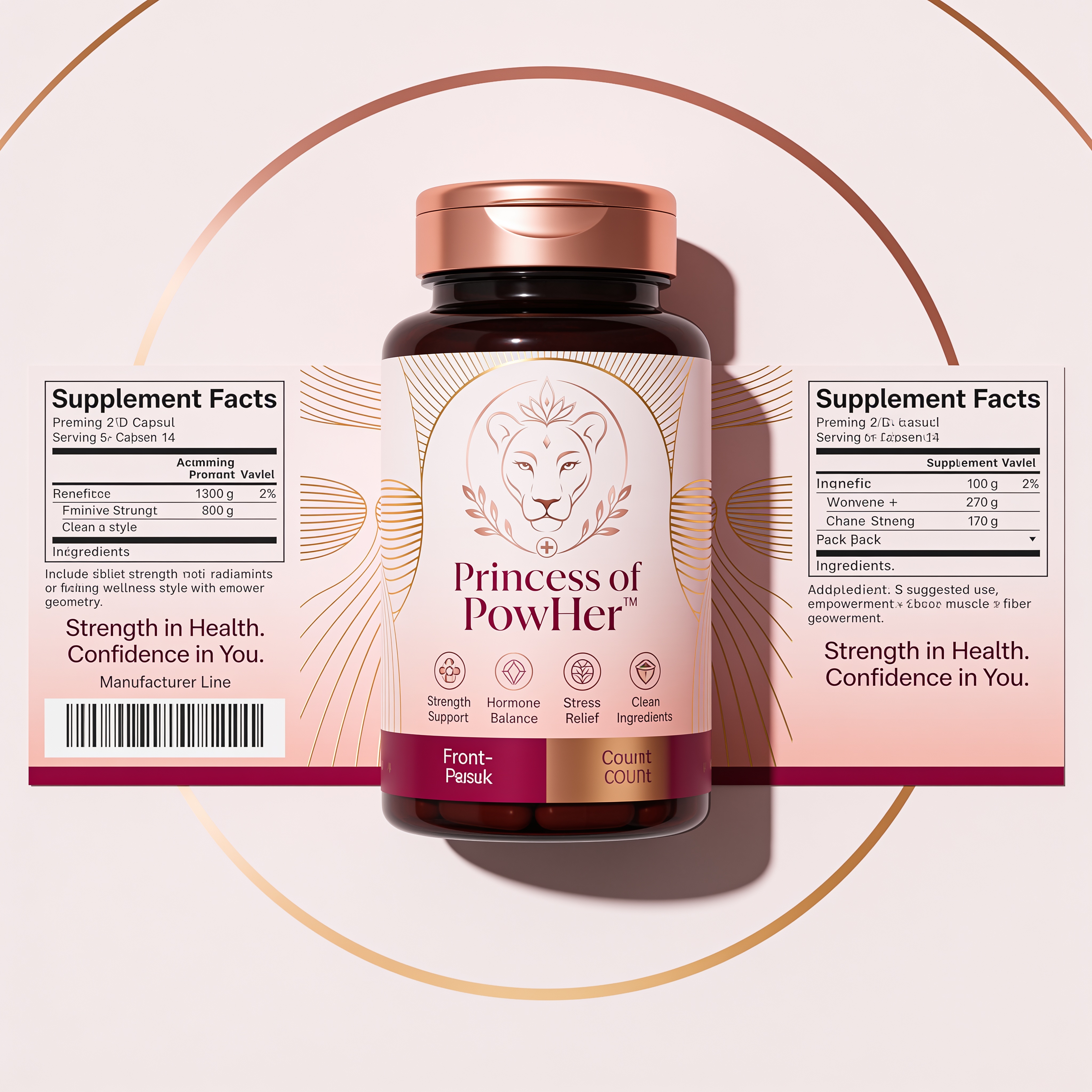 PowHer Radiance Trio product package