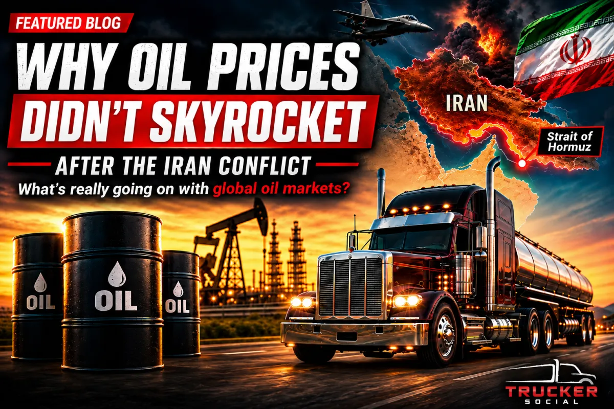 This image describes why oil prices haven't skyrocketed over the war in Iran.