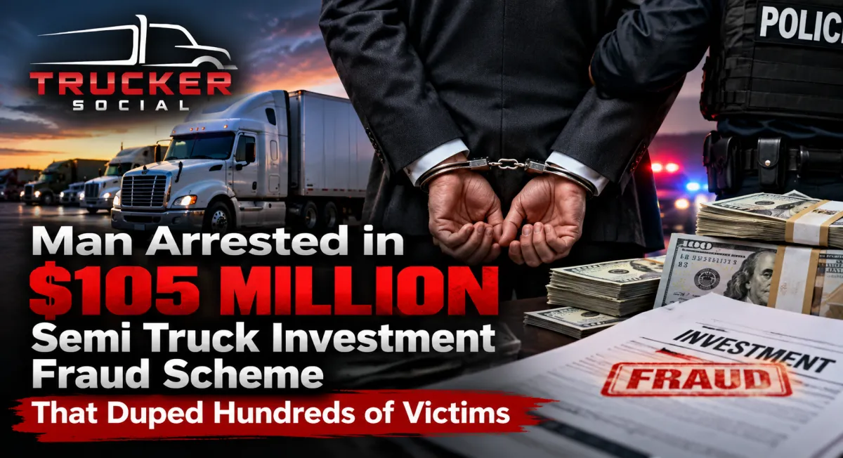 Man Arrested in $105 Million Semi Truck Investment Fraud Scheme That Duped Hundreds of Victims