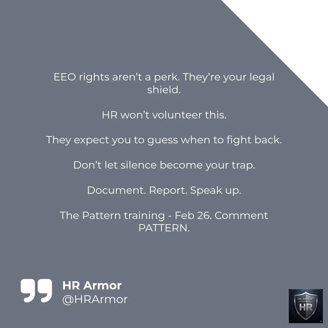 Know Your EEO Rights at Work — The Legal Floor, Not the Ceiling