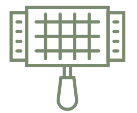 Pergola structure icon for outdoor kitchen integration with StruXure pergolas.