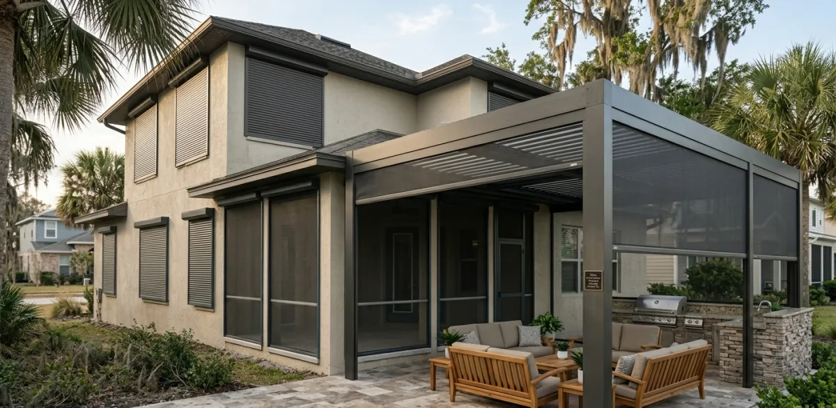 The Complete Titan Guide to Outdoor Protection for Northeast Florida Homes (Shutters, Screens & Everything In Between)