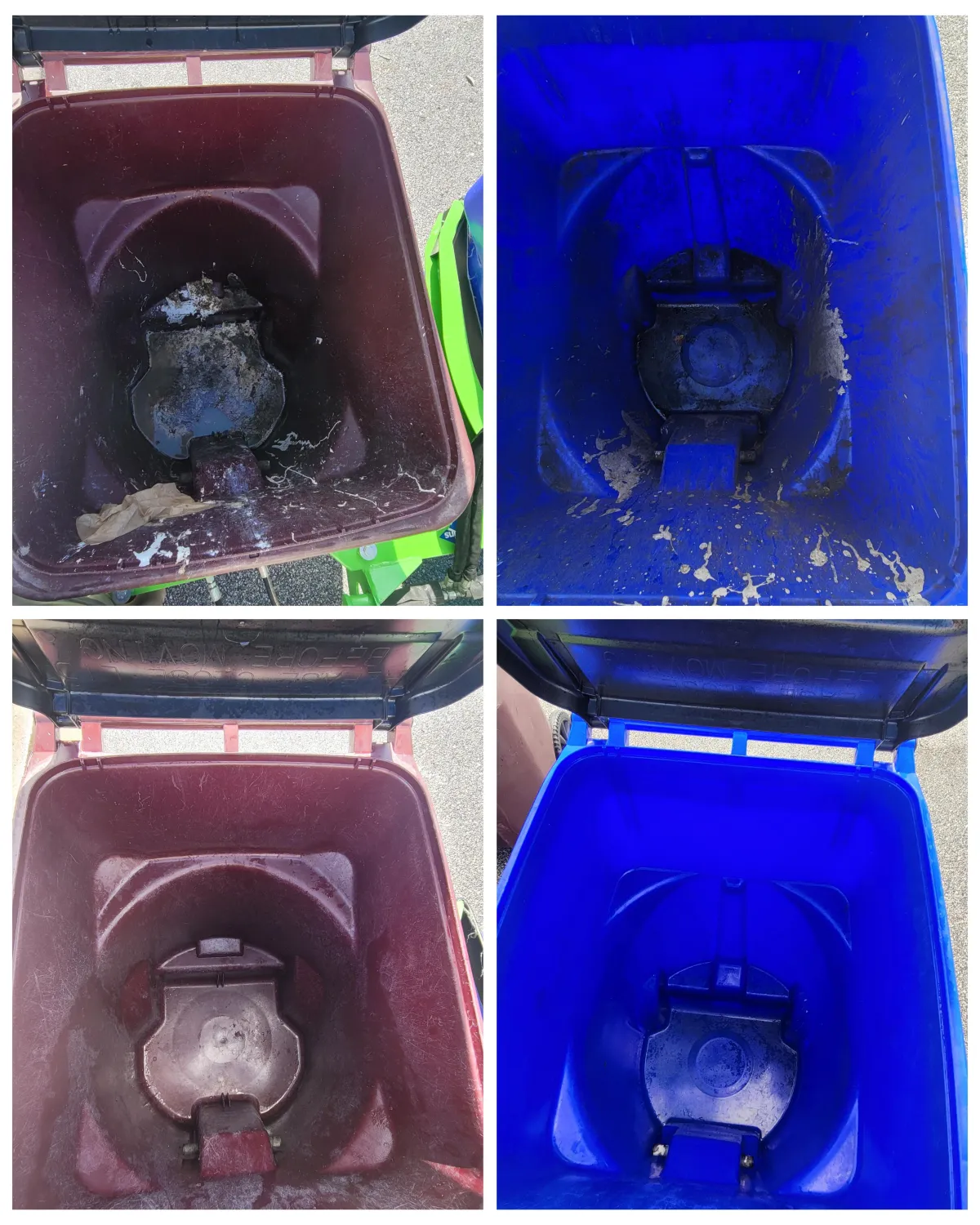 trash can cleaning