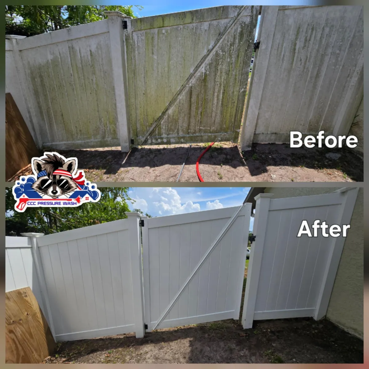 Fence cleaning pressure washing Kissimmee orlando hunters creek st cloud lake nona davenport