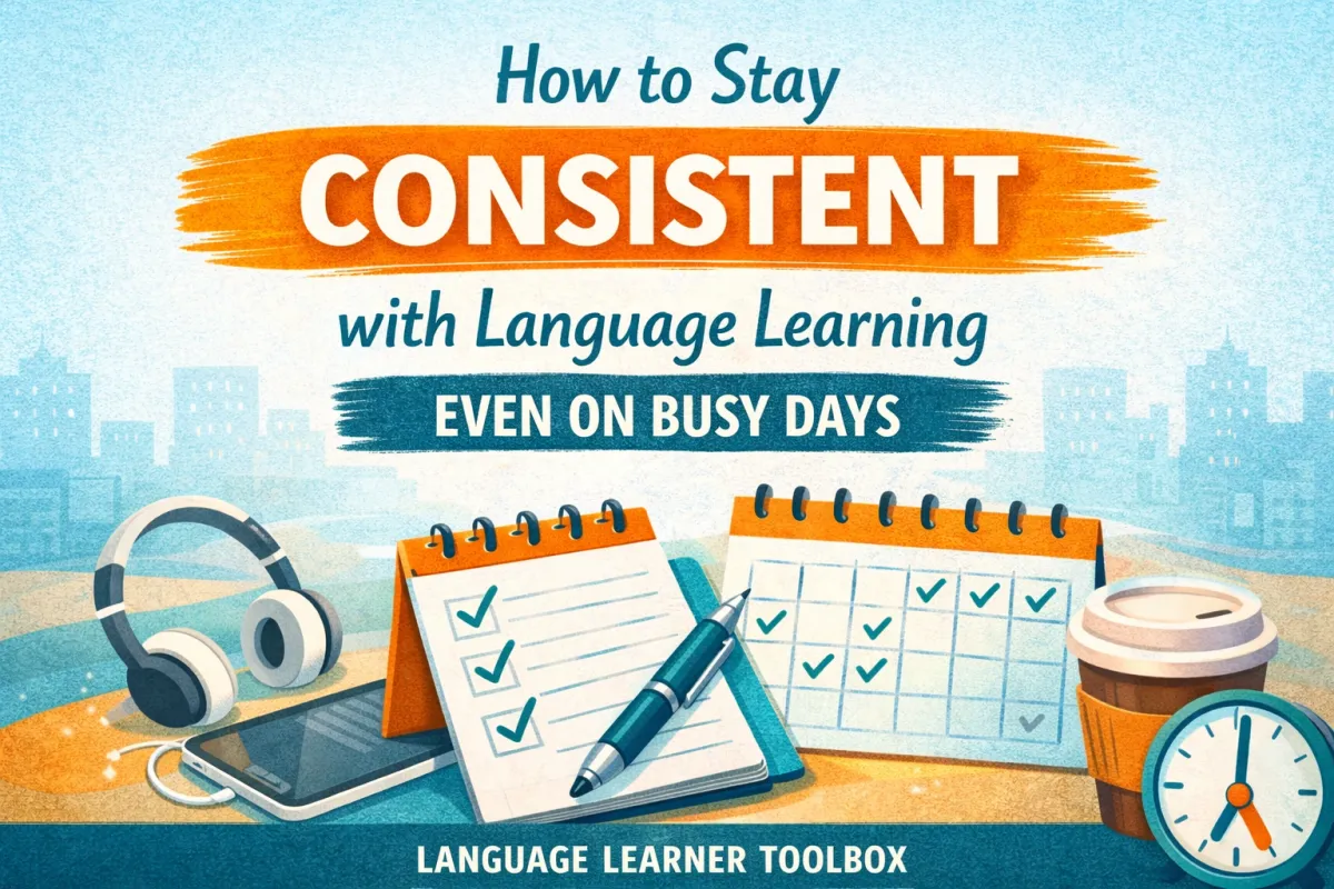 How to Stay Consistent With Language Learning on Busy Days