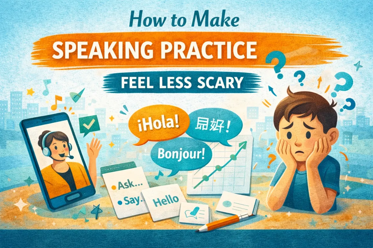 How to Make Speaking Practice Feel Less Scary