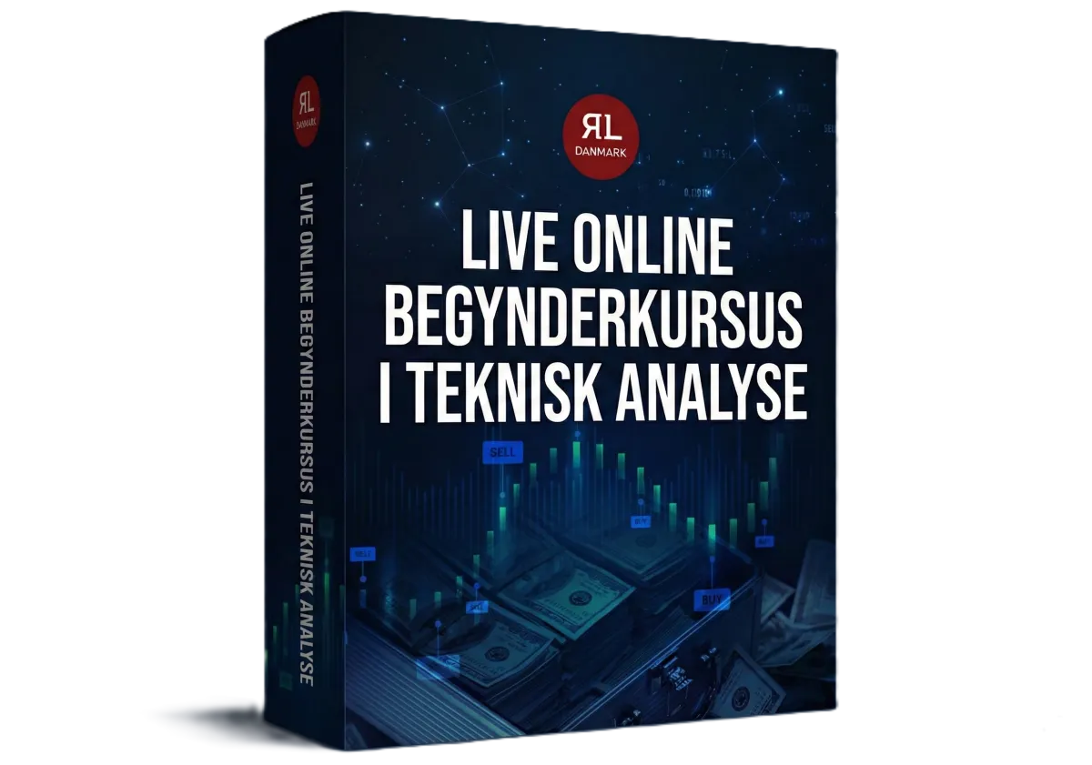 Billede af computer med teksten: ''Medlem Real Life Trading Danmark''