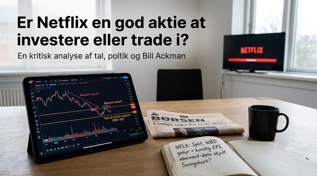 Er Netflix en god aktie at investere eller trade i?