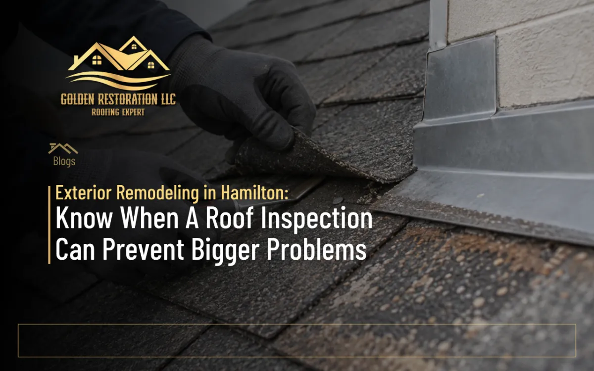 Roof inspection evaluating shingles, flashing, roof edges, and visible wear