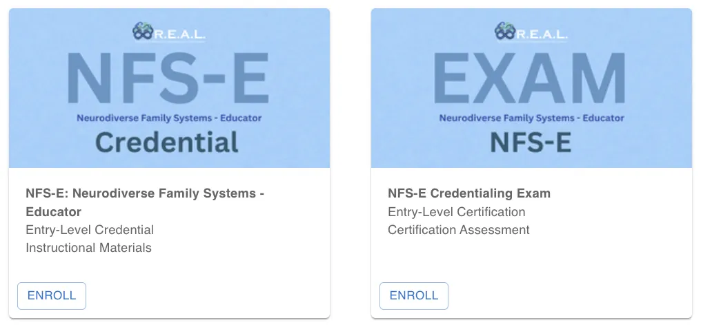 Neurodiverse Family Systems - Educator: NFS-E Credential and NFS-E Exam