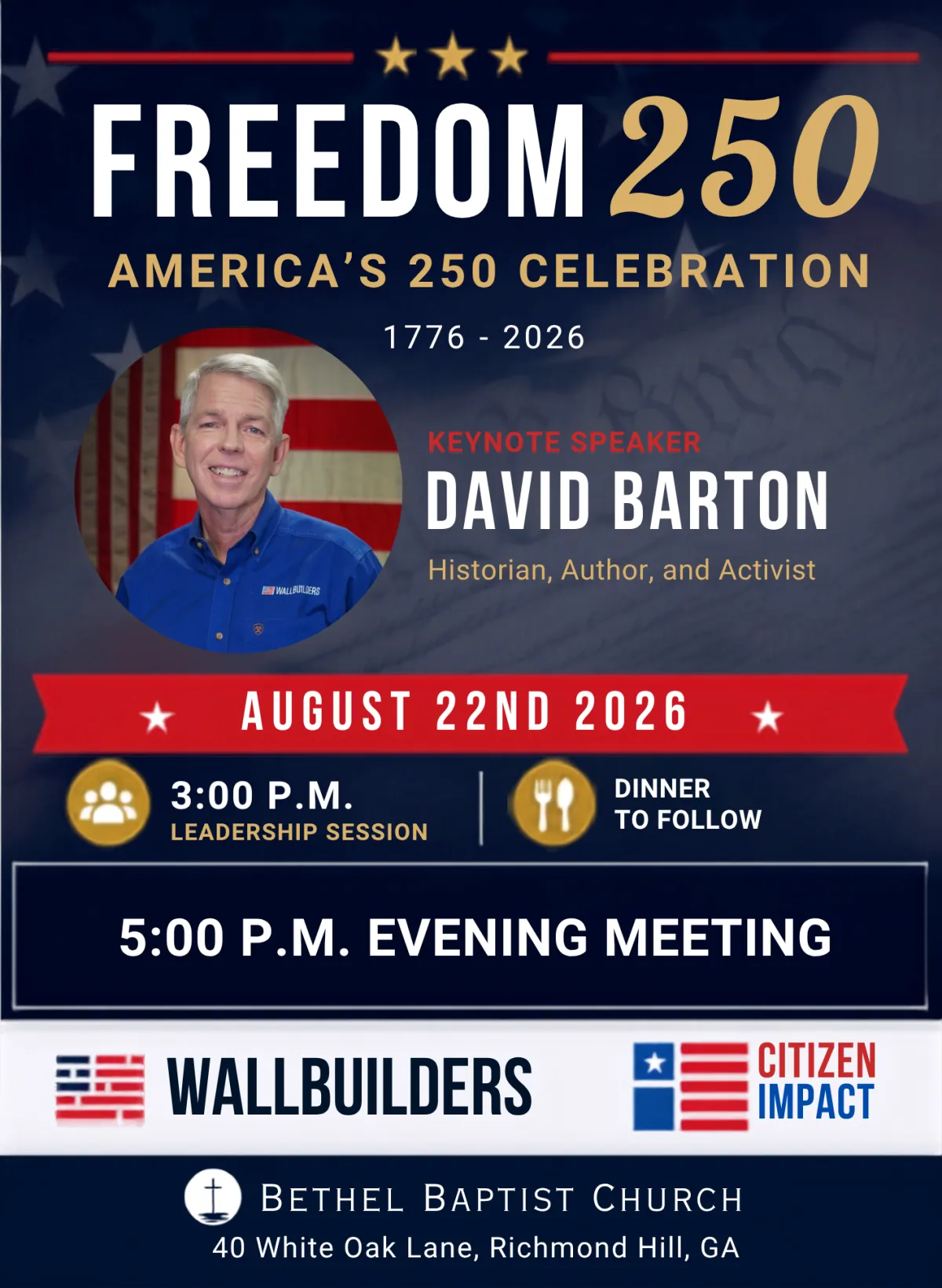Freedom 250 Leadership Meeting