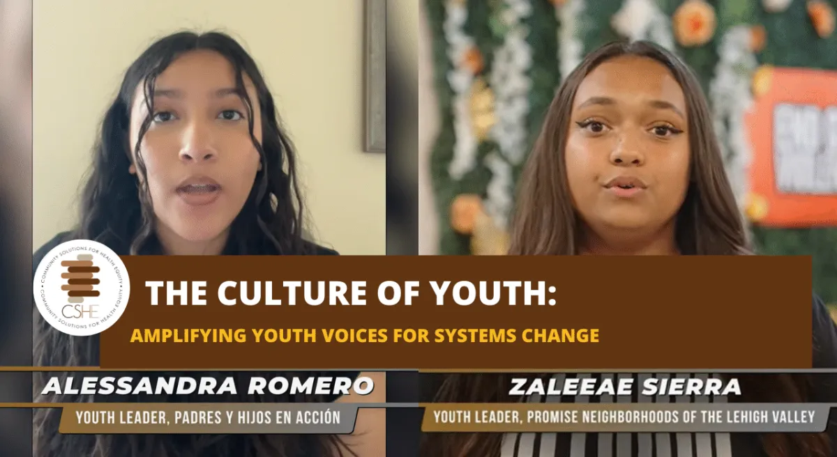 The Culture of Youth: Amplifying Youth Voices for Systems Change – Community Solutions for Health Equity (CSHE)