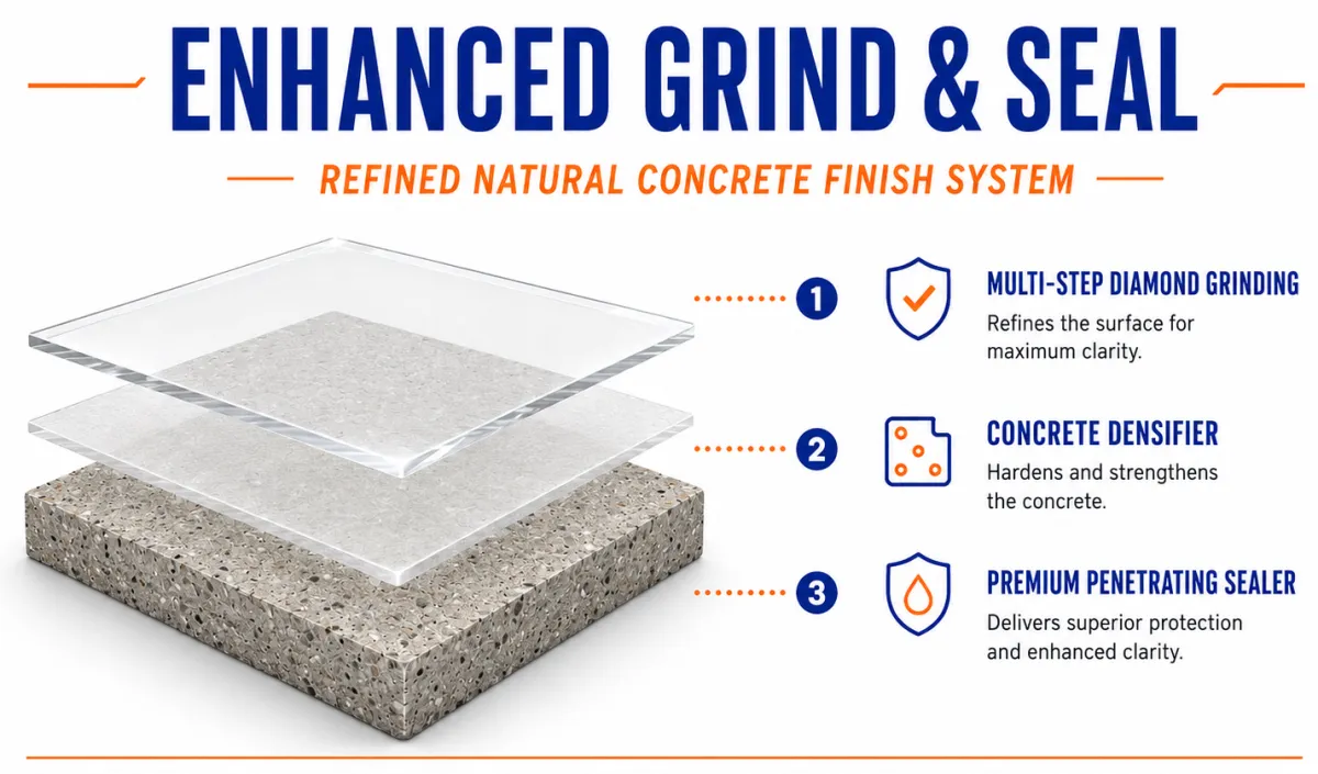 ENHANCED GRIND AND SEAL