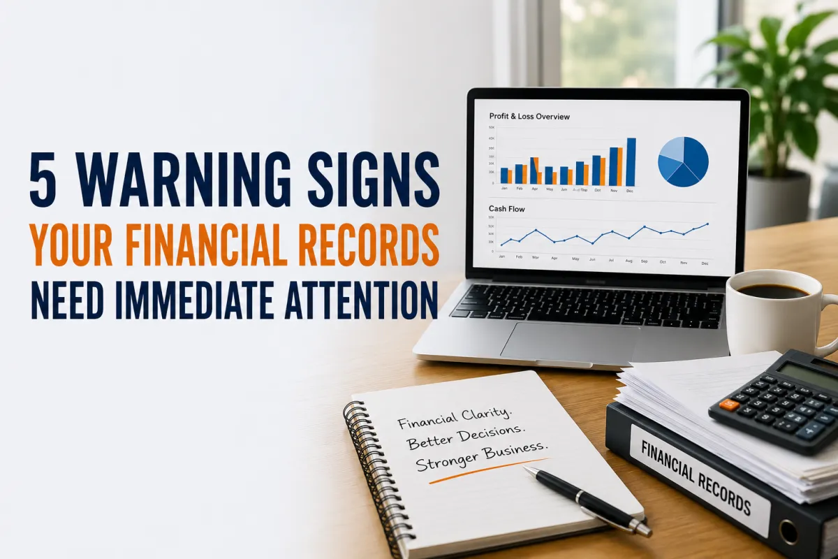 5 Warning Signs Your Financial Records Need Immediate Attention