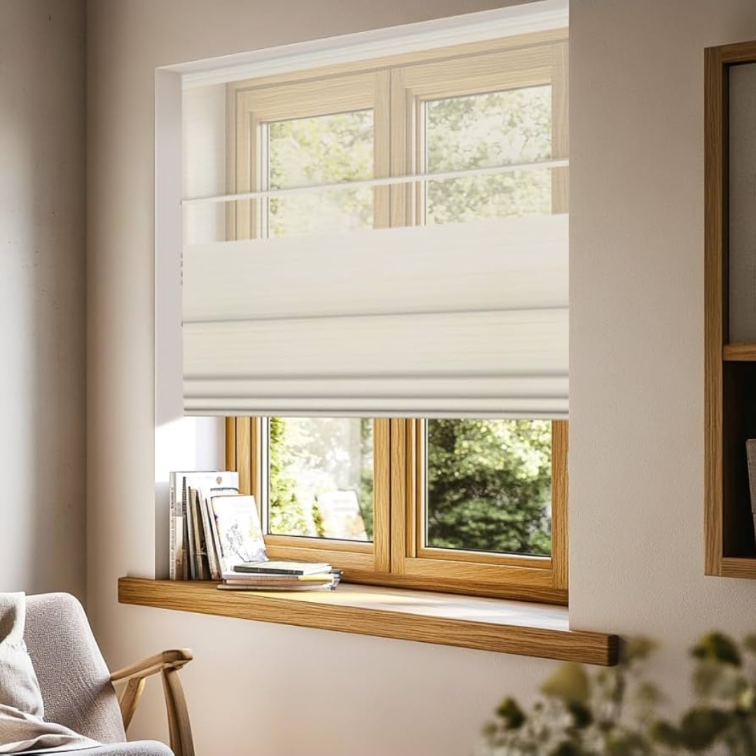 Close-up of gray, textured fabric.