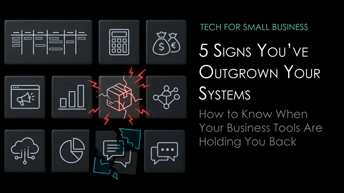 signs you've outgrown your systems title header