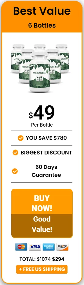 Buy Metarise 6 Bottle