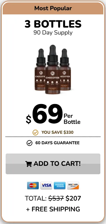 Buy ChocoTide 3 Bottle