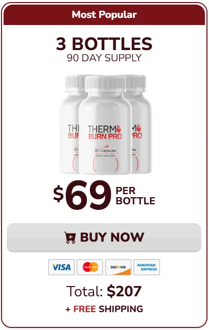 Buy Thermo Burn Pro  3 Bottle